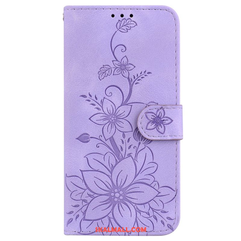 Fodral För Oppo Reno 12f 5g Liljeblommor