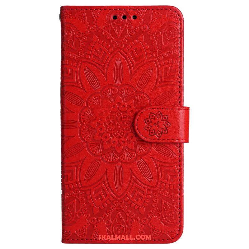 Fodral För Samsung Galaxy M55 5g Mandala Med Band