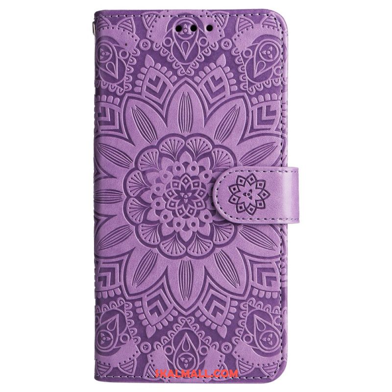 Fodral För Samsung Galaxy M55 5g Mandala Med Band