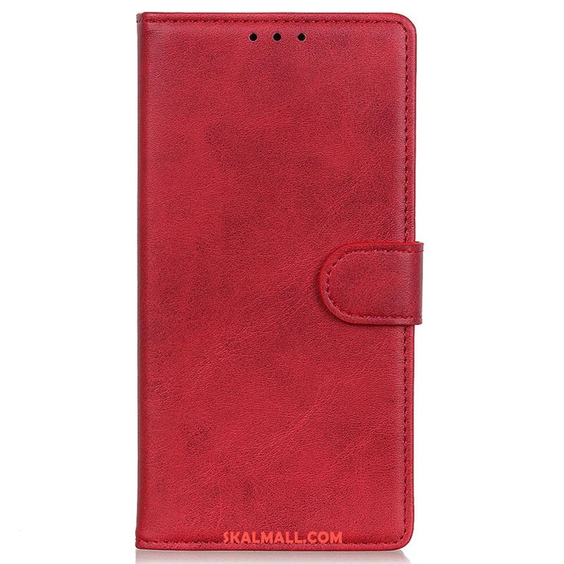 Fodral För Xiaomi Redmi Note 13 4g Matt Konstläder