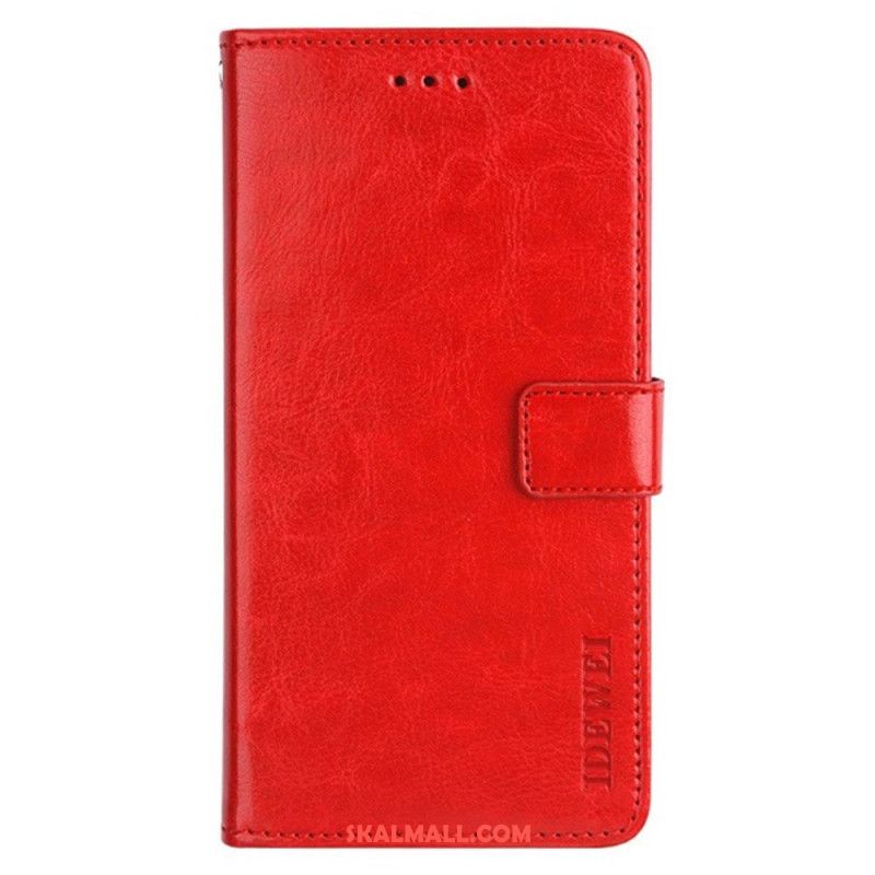 Fodral Oneplus 12 5g Faux Leather Retro Idewei