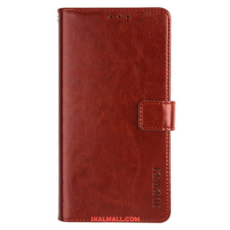 Fodral Oneplus 12 5g Faux Leather Retro Idewei