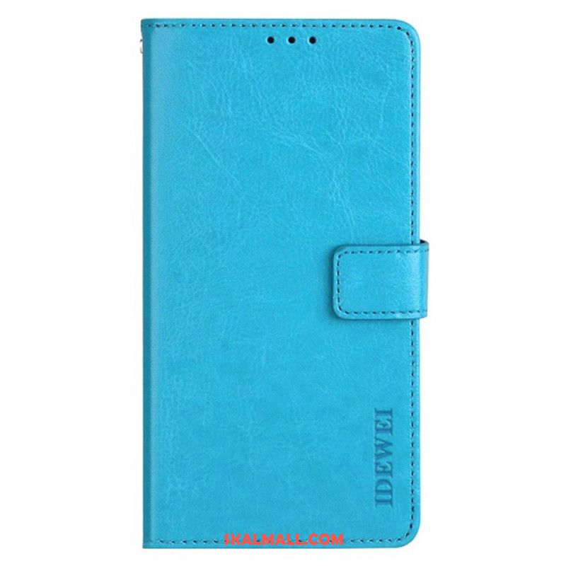 Fodral Oneplus 12 5g Faux Leather Retro Idewei