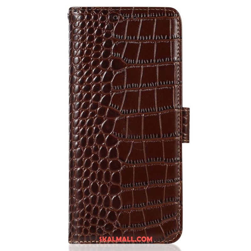 Fodral Oppo A98 5g Khazneh Crocodile Style Rfid Blockering