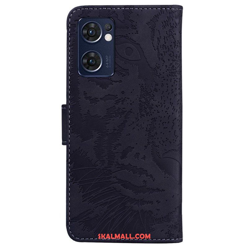 Fodral Oppo Find X5 Lite Tiger Face Print