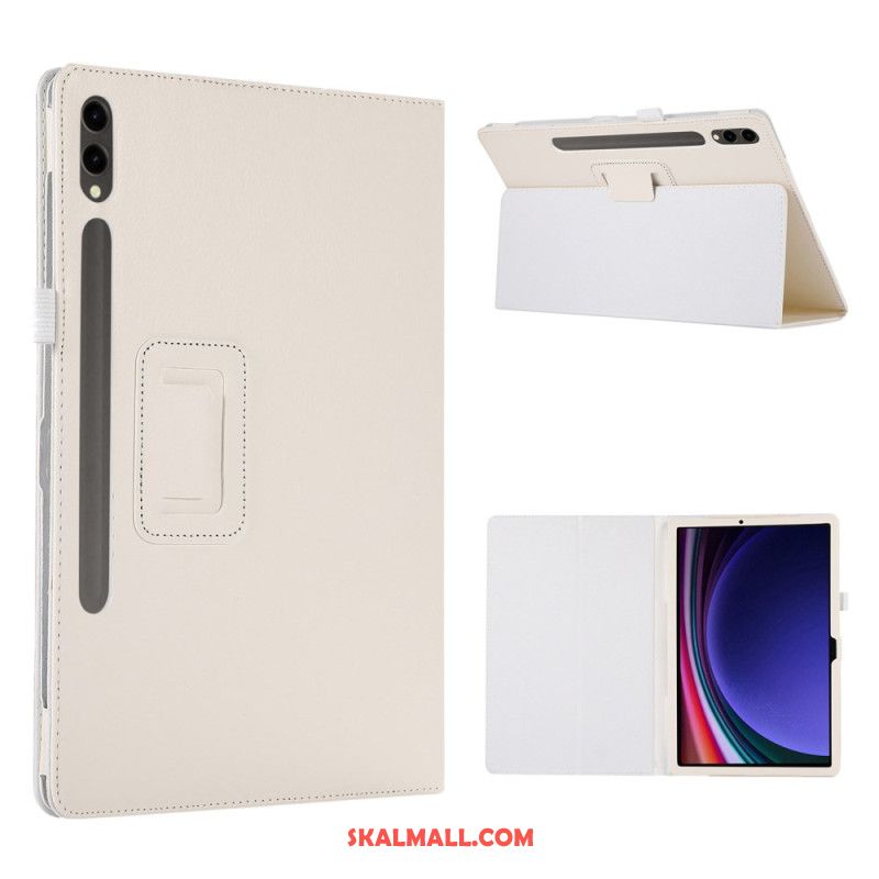 Fodral Samsung Galaxy Tab S9 Plus Lädereffekt