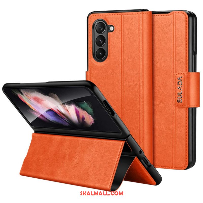 Fodral Samsung Galaxy Z Fold 6 Konstläder Sulada