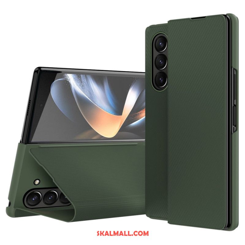 Fodral Samsung Galaxy Z Fold 6 Lädereffektstöd