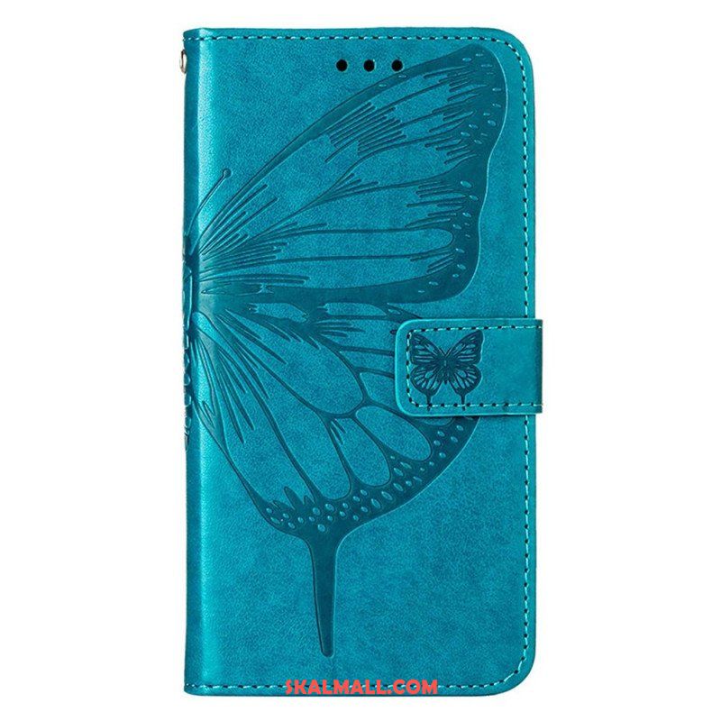 Fodral Xiaomi 12 Lite Butterfly Design Med Lanyard