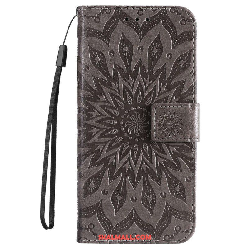 Fodral Xiaomi 12T / 12T Pro Med Kedjar Strappy Sun Mandala