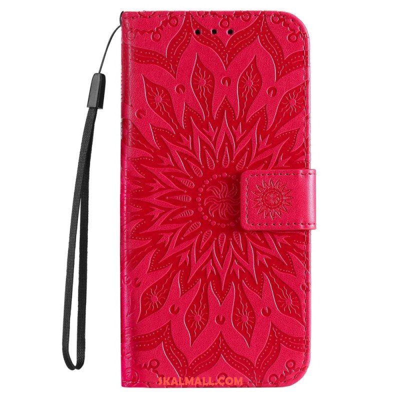 Fodral Xiaomi 12T / 12T Pro Med Kedjar Strappy Sun Mandala