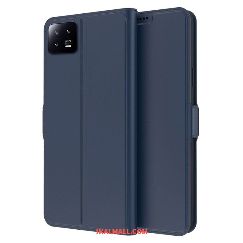 Fodral Xiaomi 13 Smal Lädereffekt