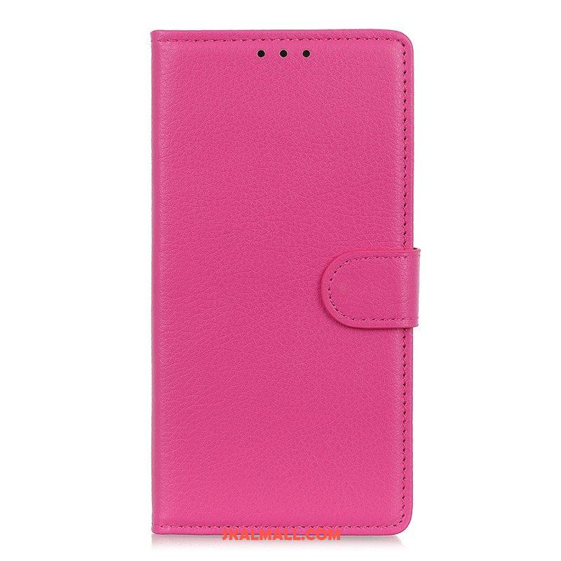 Fodral Xiaomi Redmi Note 11 Pro / 11 Pro 5G Traditionellt Litchi Konstläder