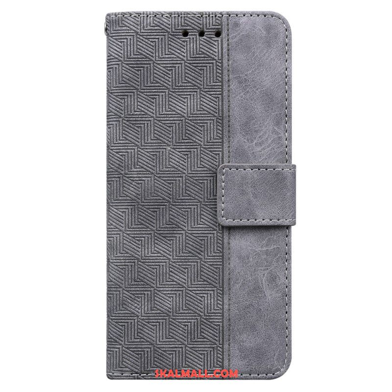 Fodral Xiaomi Redmi Note 13 5g Strappy Vävt Mönster