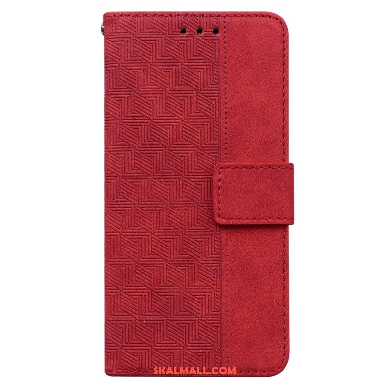 Fodral Xiaomi Redmi Note 13 5g Strappy Vävt Mönster