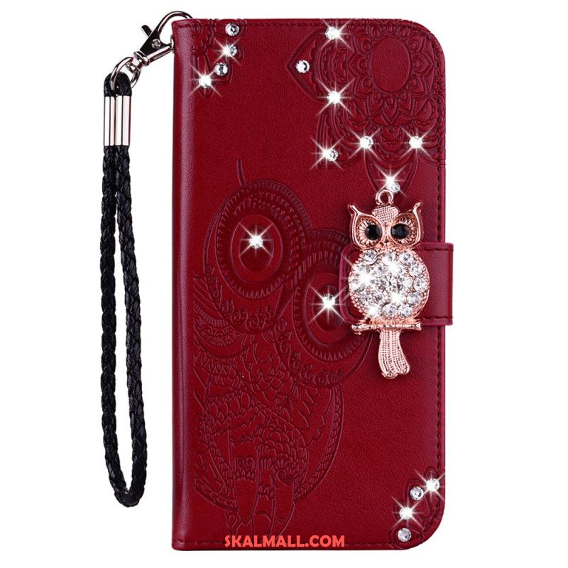 Fodral Xiaomi Redmi Note 13 Pro Plus 5g Owl Lanyard Charm