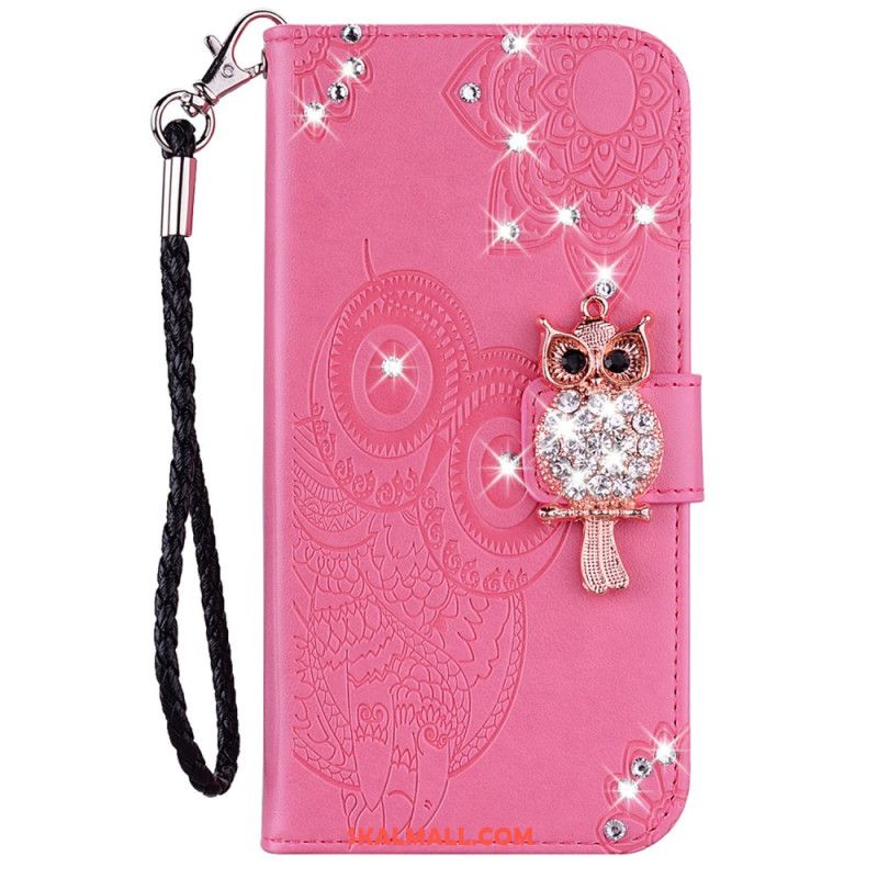 Fodral Xiaomi Redmi Note 13 Pro Plus 5g Owl Lanyard Charm