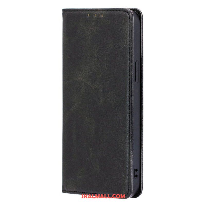 Folio-fodral Moto G73 5G Läderfodral Läder