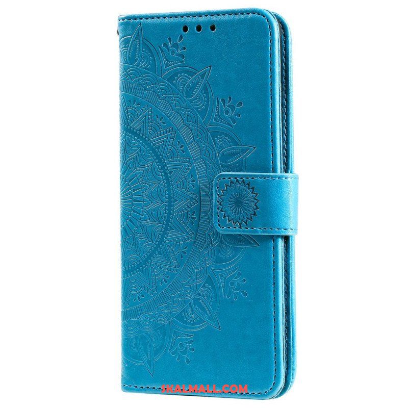 Folio-fodral OnePlus 10T 5G Med Kedjar Strappy Sun Mandala