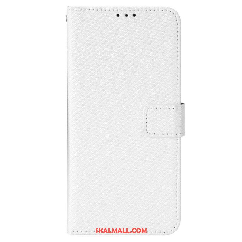 Folio-fodral OnePlus Nord CE 2 5G Med Kedjar Strappy Diamond Texture