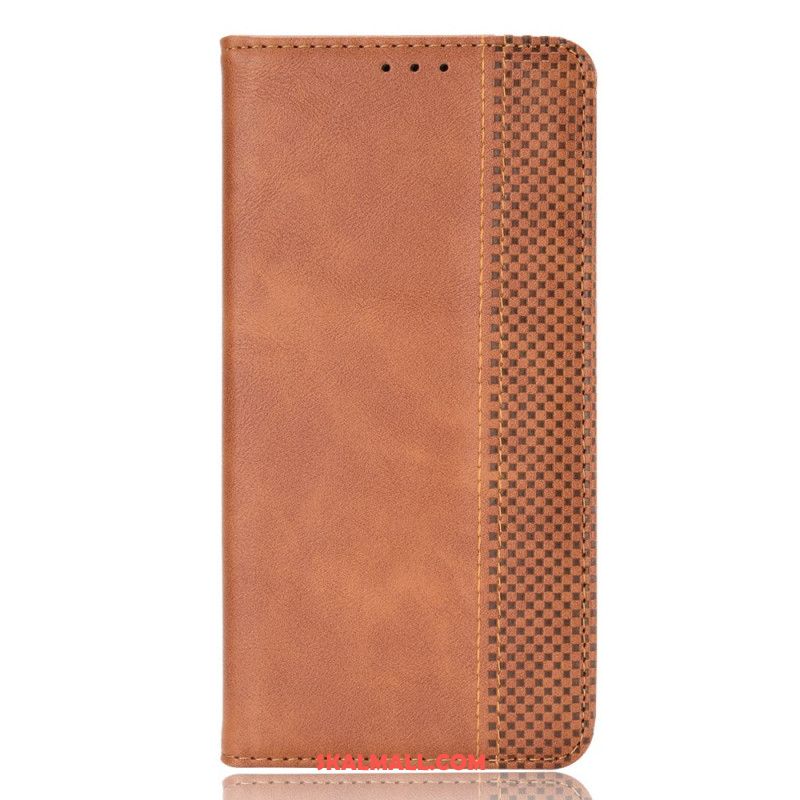 Folio-fodral Oneplus 12 5g Telefonfodral Retro Textur