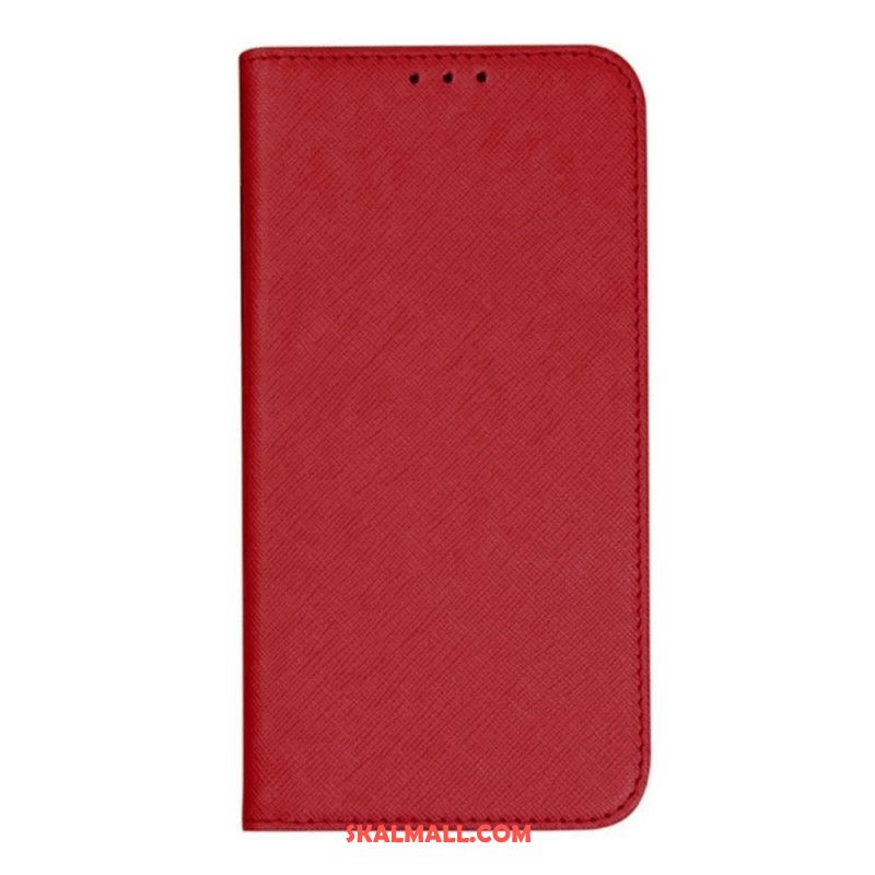 Folio-fodral Oneplus 12r Telefonfodral Korsstruktur