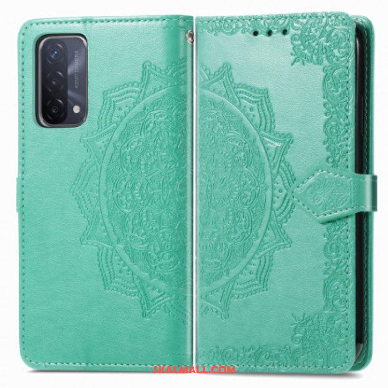 Folio-fodral Oppo A54 5G / A74 5G Mandala Medeltiden