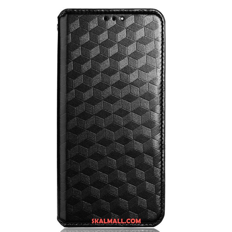 Folio-fodral Oppo Reno 6 5G Läderfodral 3d Diamantlädereffekt