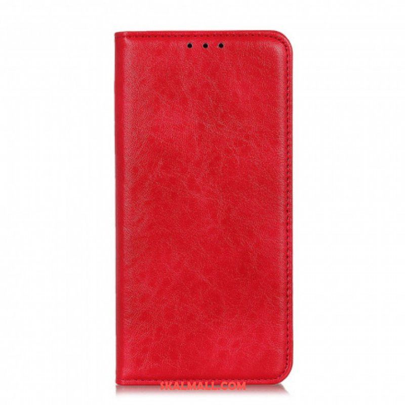 Folio-fodral Oppo Reno 6 5G Läderfodral Läder Textur