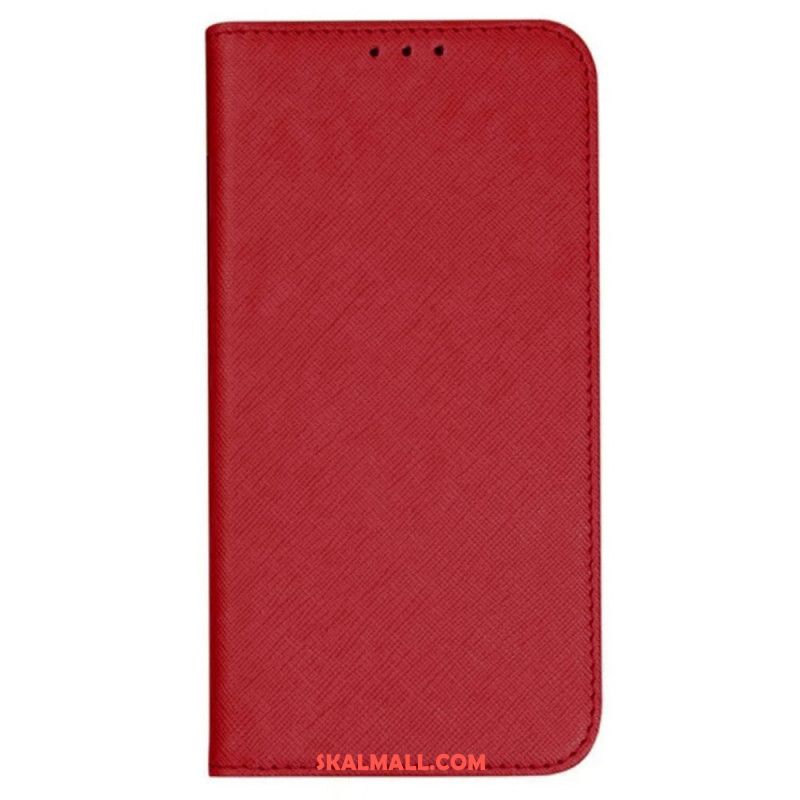 Folio-fodral Samsung Galaxy M55 5g Korsstruktur