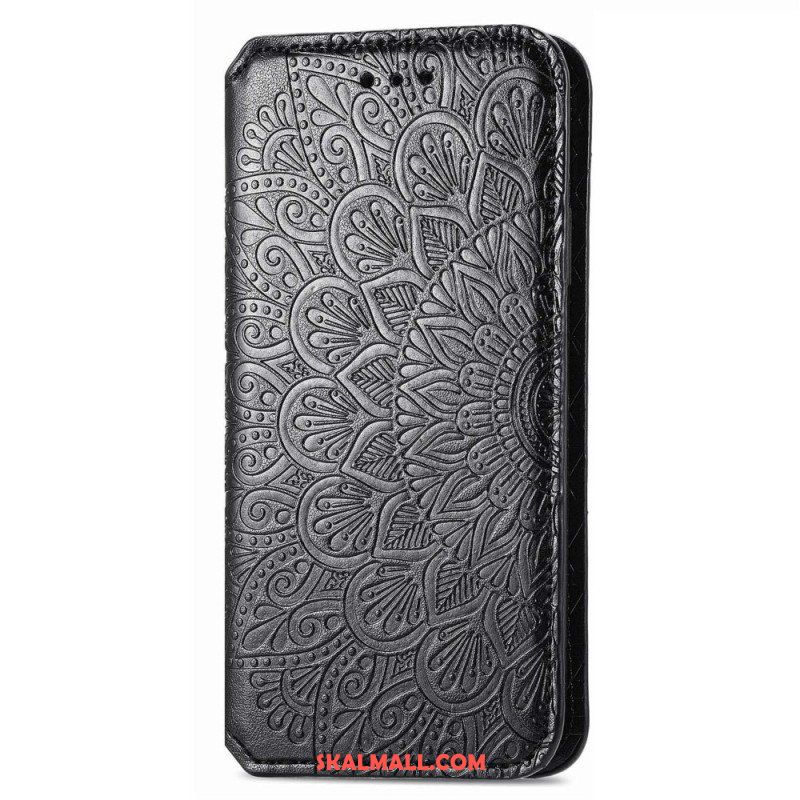 Folio-fodral Samsung Galaxy S22 Ultra 5G Läderfodral Mandala