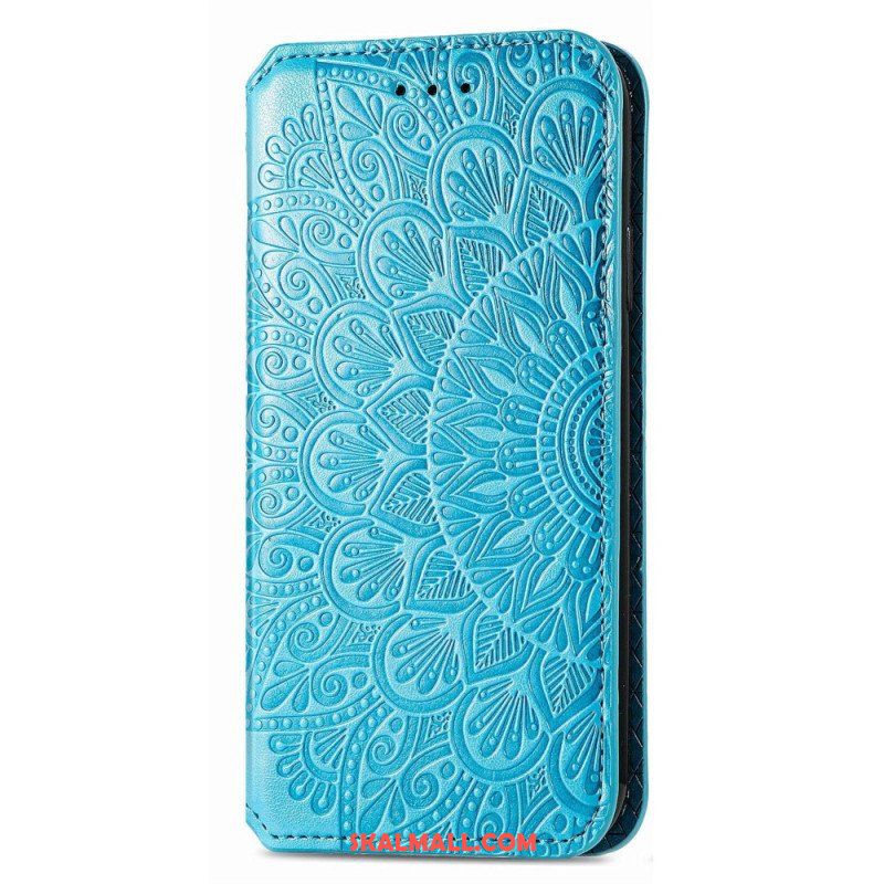 Folio-fodral Samsung Galaxy S22 Ultra 5G Läderfodral Mandala