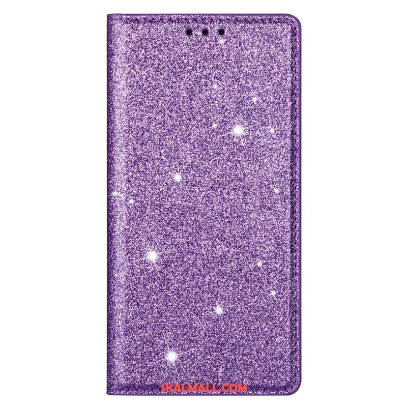 Folio-fodral Samsung Galaxy S24 Plus 5g Telefonfodral Glitter