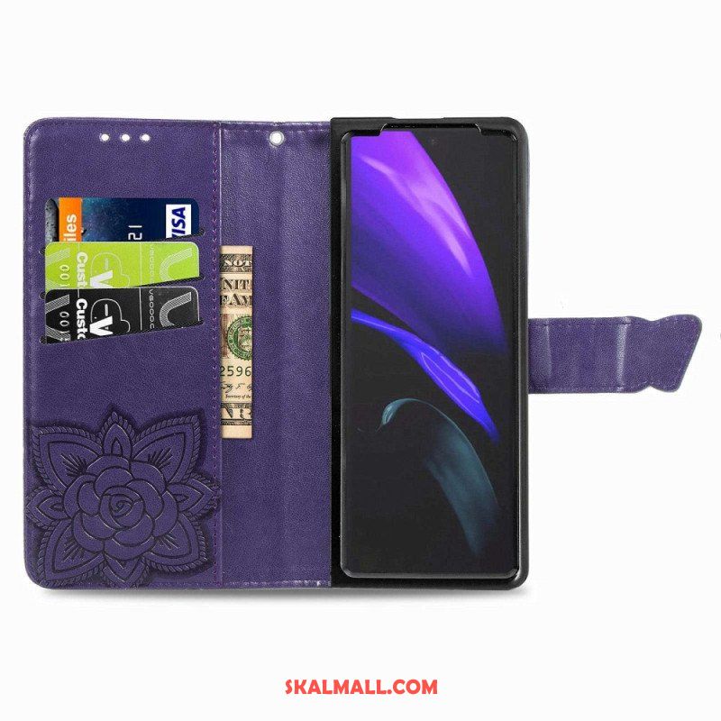 Folio-fodral Samsung Galaxy Z Fold 4 Jätte Fjäril