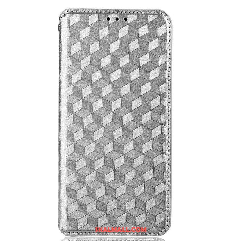 Folio-fodral Sony Xperia 1 IV Läderfodral 3d-kuber