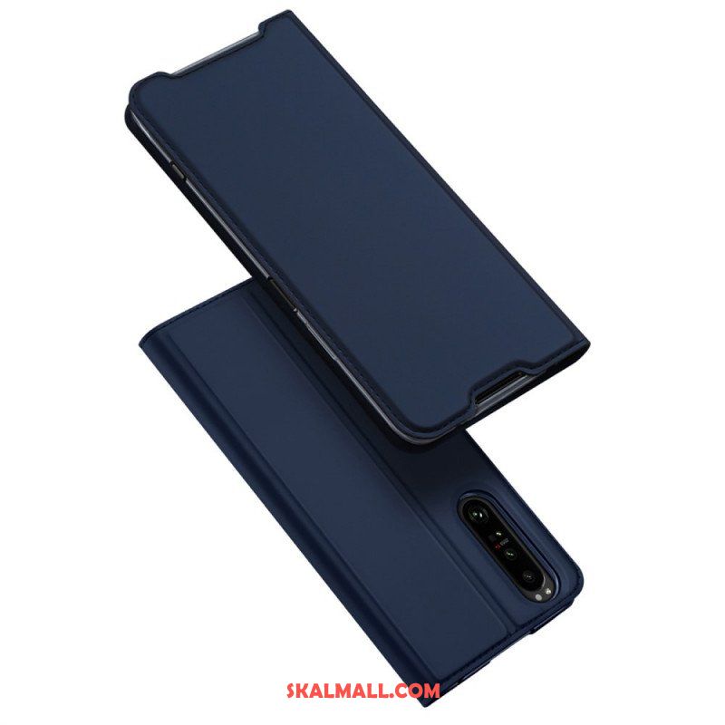 Folio-fodral Sony Xperia 1 IV Läderfodral Skin Pro Series Dux Ducis