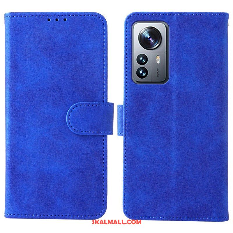 Folio-fodral Xiaomi 12 Pro Med Kedjar Strappy Skin-touch