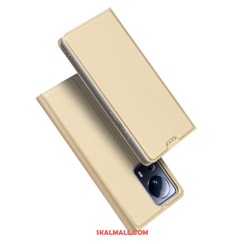 Folio-fodral Xiaomi 13 Lite Läderfodral Skin-pro Series Dux Ducis