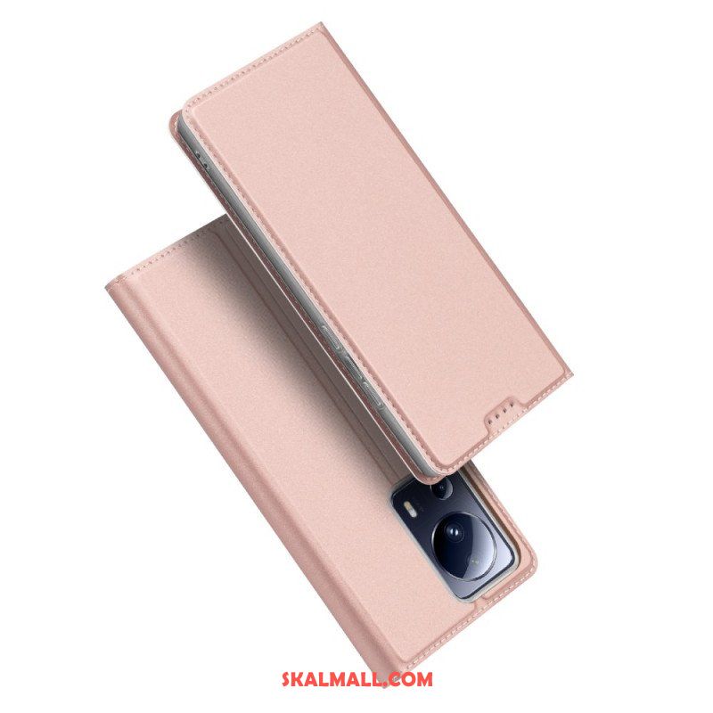 Folio-fodral Xiaomi 13 Lite Läderfodral Skin-pro Series Dux Ducis