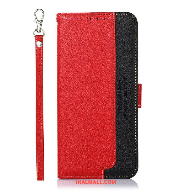 Folio-fodral Xiaomi Redmi Note 10 / 10S Lychee Style Rfid Khazneh