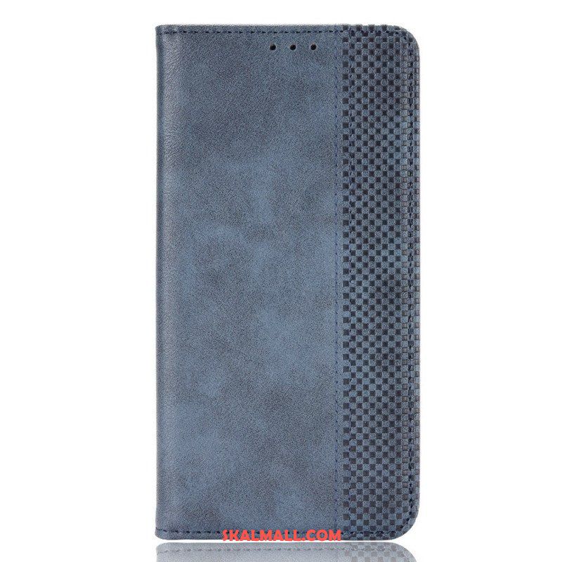 Folio-fodral Xiaomi Redmi Note 11 / 11S Läderfodral Stiliserad Vintage Lädereffekt