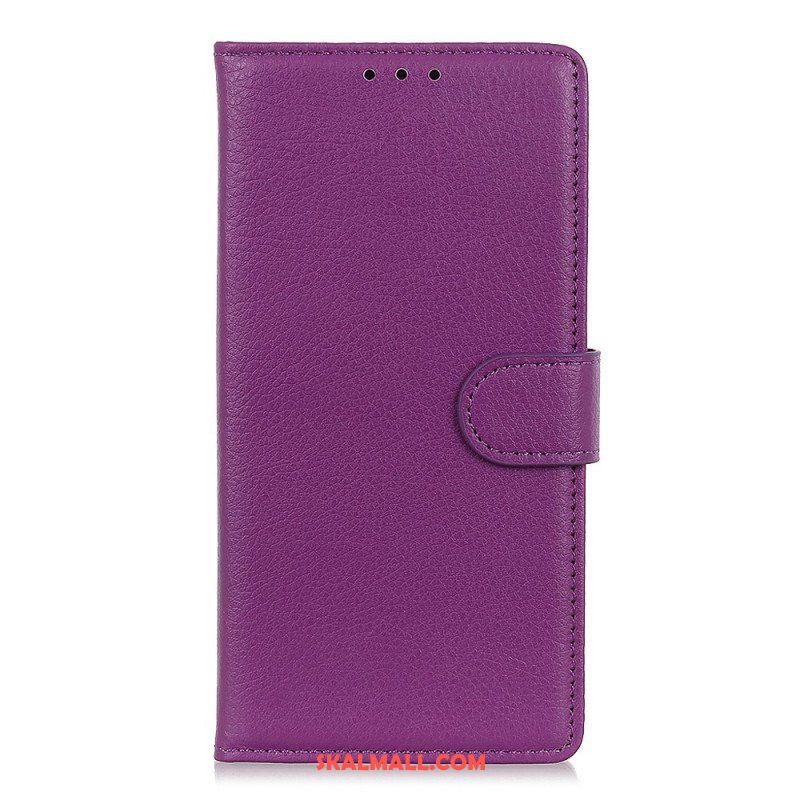 Folio-fodral Xiaomi Redmi Note 11 / 11S Traditionellt Litchi