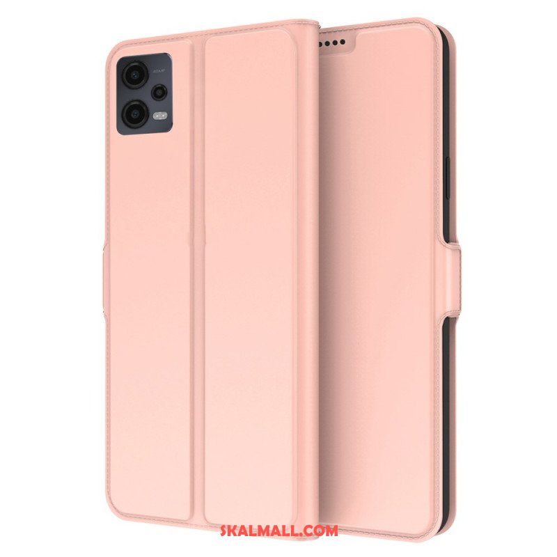 Folio-fodral Xiaomi Redmi Note 12 5G Läderfodral Läder Styling