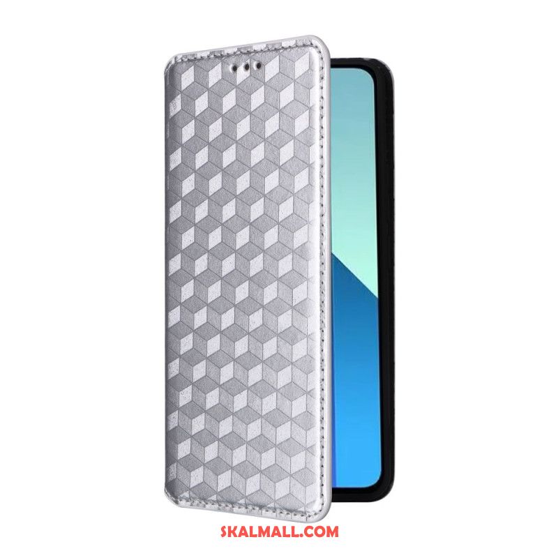 Folio-fodral Xiaomi Redmi Note 13 4g 3d-diamanter