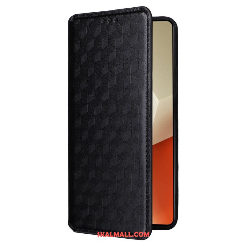 Folio-fodral Xiaomi Redmi Note 13 5g Telefonfodral 3d-kuber