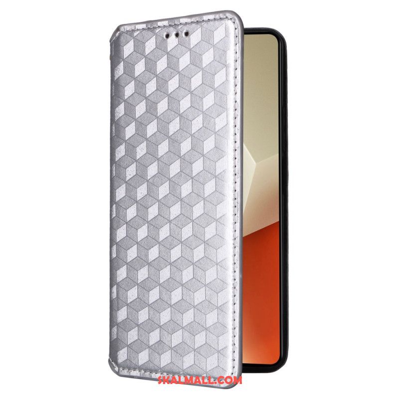 Folio-fodral Xiaomi Redmi Note 13 5g Telefonfodral 3d-kuber