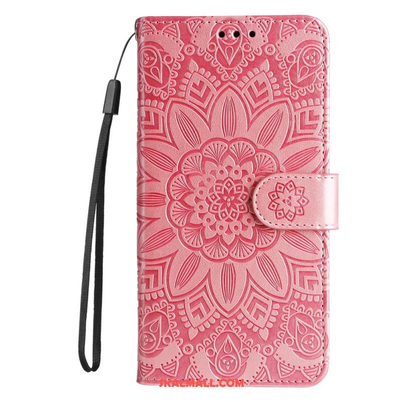 Läderfodral Huawei Nova 12 Se Telefonfodral Mandala Med Rem