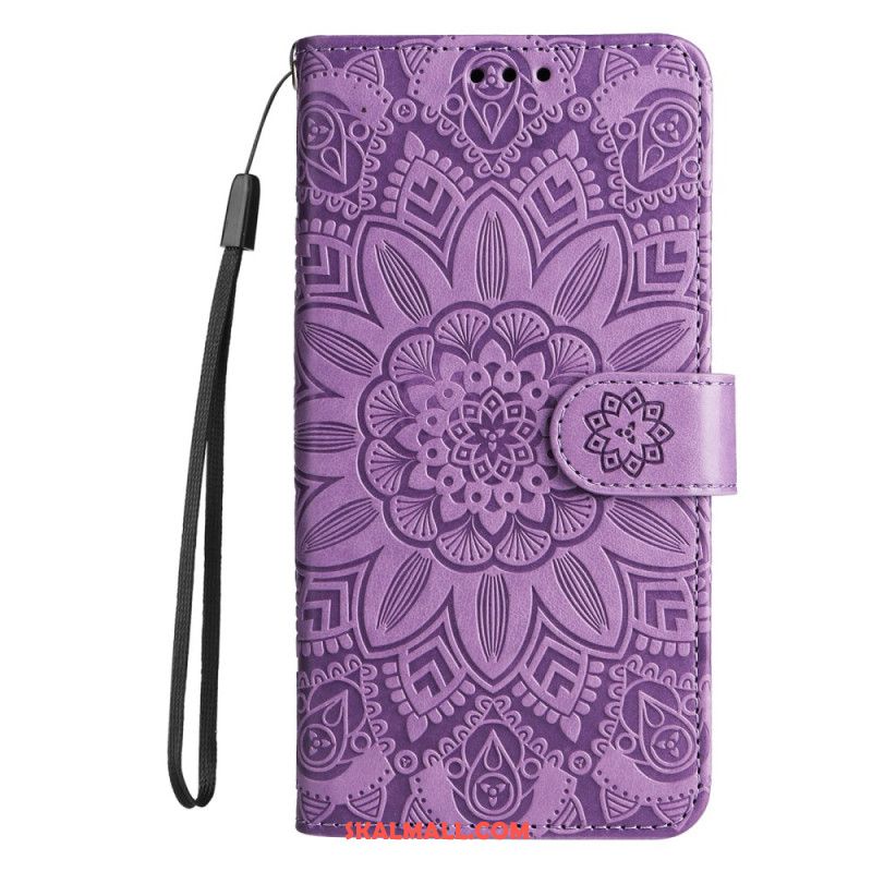 Läderfodral Huawei Nova 12 Se Telefonfodral Mandala Med Rem