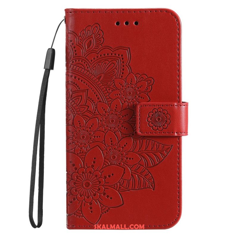 Läderfodral Huawei Nova 12s Telefonfodral Mandala Dekor Med Rem