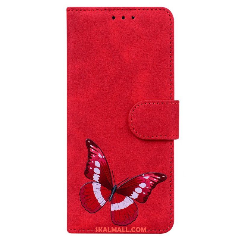 Läderfodral OnePlus Nord CE 2 5G Diskret Fjäril